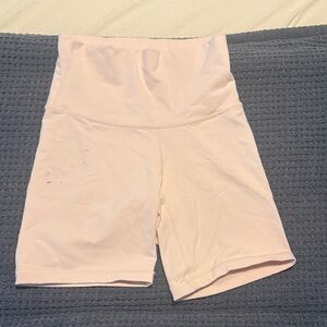 TNA Light Pink Bike Shorts